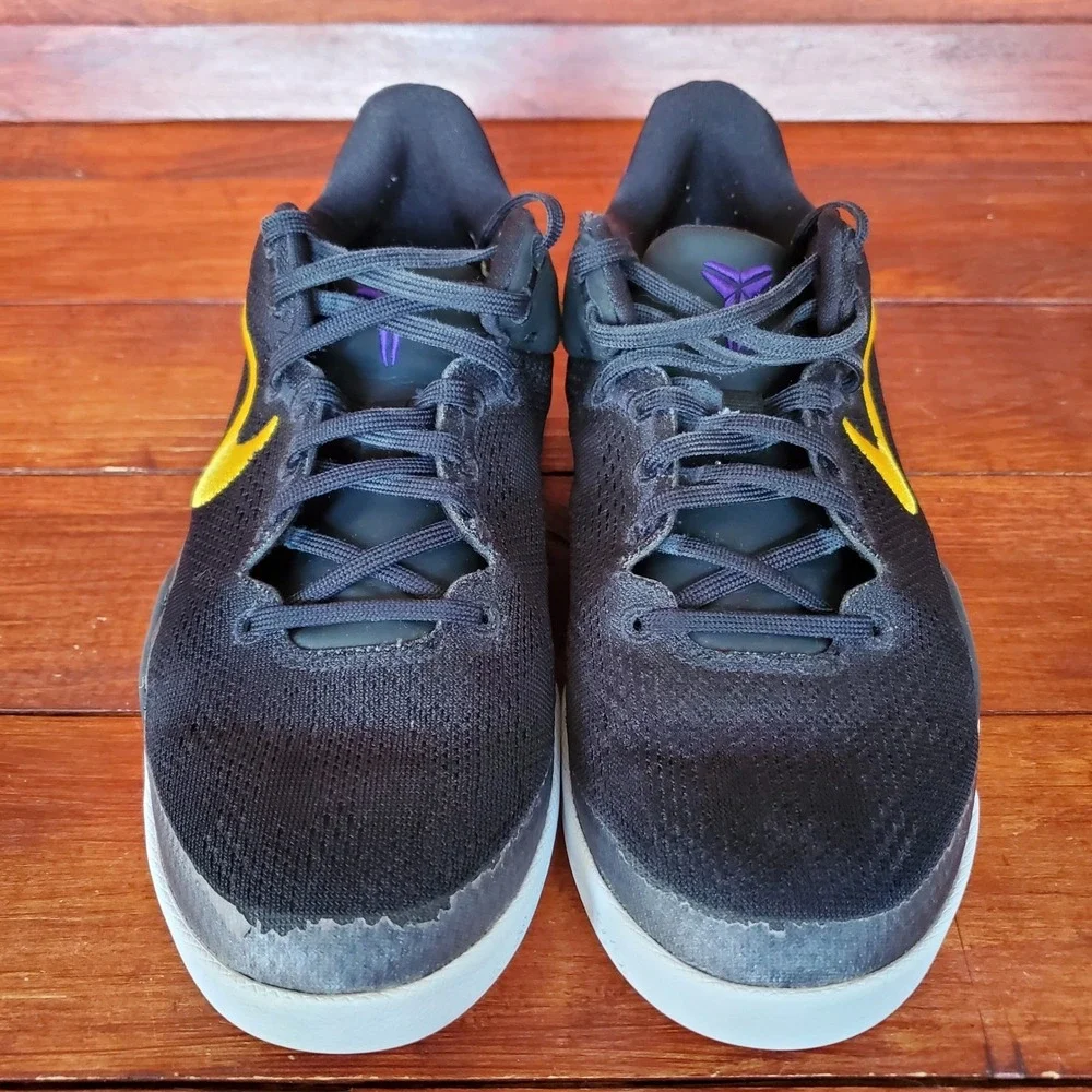 Nike‎ Kobe 8 Protro Basketball Shoes Kids 4.5Y Black Lakers Away FN0266-002